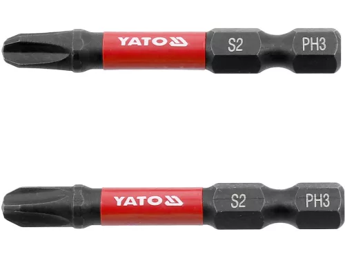 YATO Bit impact 1/4" 50mm PH3, 2buc (YT-78042)