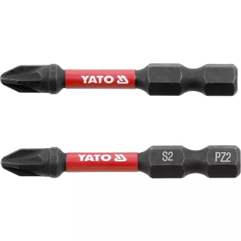 YATO Bit impact 1/4" 50mm PZ2, 2buc (YT-78044)