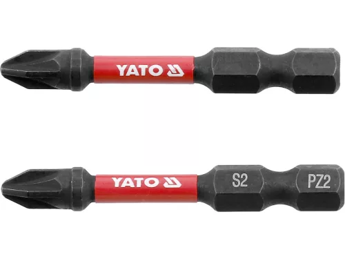 YATO Bit impact 1/4" 50mm PZ2, 2buc (YT-78044)