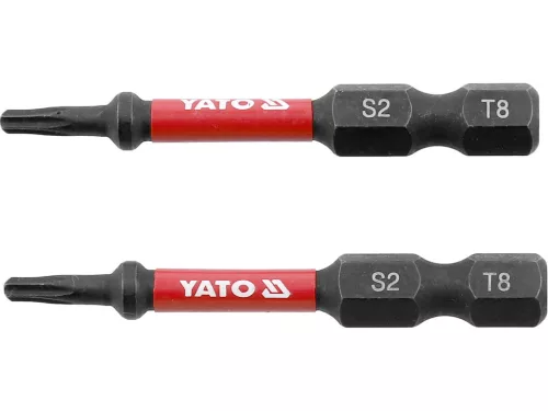 YATO Bit impact 1/4" 50mm T8, 2buc (YT-78050)