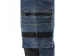 YATO Pantaloni jeans de protecție mărimea S cu 17 buzunare albastru închis (YT-79050)