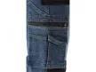 YATO Pantaloni jeans de protecție mărimea L/XL cu 17 buzunare albastru închis (YT-79053)