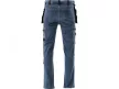 YATO Pantaloni jeans de protecție mărimea L/XL cu 17 buzunare albastru închis (YT-79053)