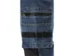YATO Pantaloni jeans de protecție mărimea XL cu 17 buzunare albastru închis (YT-79054)