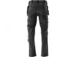 YATO Pantaloni jeans de protecție mărimea L/XL cu 17 buzunare gri (YT-79063)