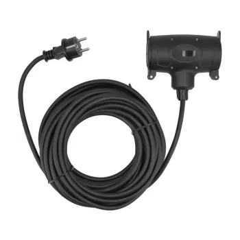   YATO Prelungitor cablu flexibil izolat cauciuc 15 m 3x1,5 mm² cu 2 prize (YT-81031)