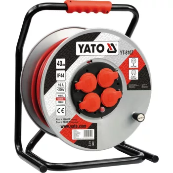 YATO Tambur cablu 40m 3x2,5 mm² (YT-8107)