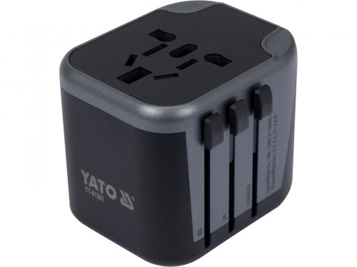 YATO Adaptor de călătorie universal 2×USB 12 W (YT-81301)