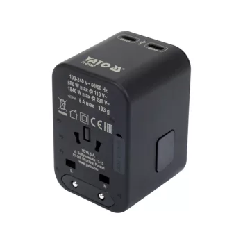 YATO Adaptor de călătorie și încărcător 65W (YT-81303)