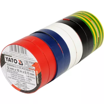 YATO Bandă izolatoare 12 mm × 10 m (YT-8156)