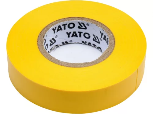 YATO Bandă izolatoare 15 mm × 0,13 mm × 20 m galbenă (YT-81594)