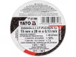 YATO Bandă izolatoare 15 mm × 20 m × 0,13 mm albă (YT-81596)