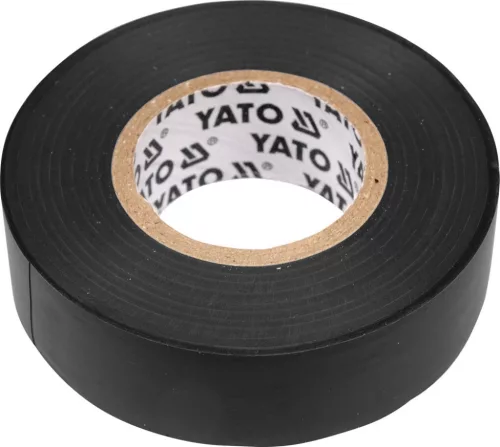 YATO Bandă izolatoare 19 mm × 0,13 mm × 20 m neagră (YT-8165)