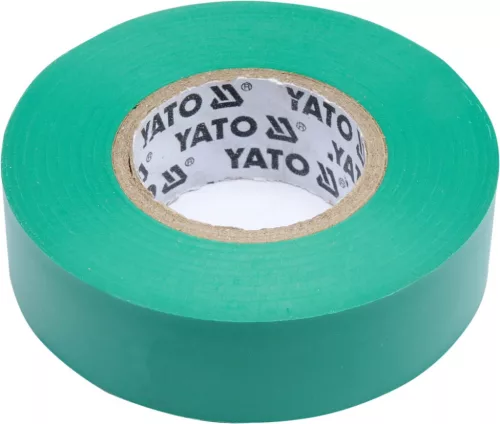 YATO Bandă izolatoare 19 mm × 0,13 mm × 20 m verde (YT-81652)