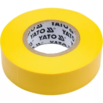   YATO Bandă izolatoare 19 mm × 0,13 mm × 20 m galbenă (YT-81654)