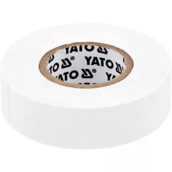   YATO Bandă izolatoare 19 mm × 20 m × 0,13 mm albă (YT-81656)