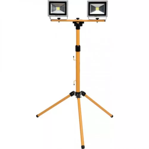 YATO Proiector LED dublu pe stativ 2x20 W 2x1400 lm (YT-81789)