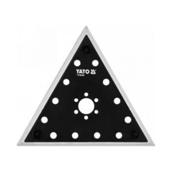   YATO Talpă șlefuit velcro triunghiulară pentru mașină gletuit pereți, 280 mm (YT-82354)