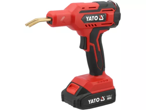 YATO Aparat de sudură plastic cu acumulator 18V 500°C cu acumulator 2 Ah (YT-824482)