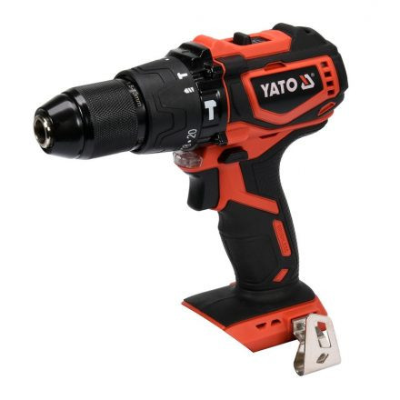 YATO Mașină de găurit/înșurubat cu percuție pe acumulator 18 V Li-Ion, motor fără perii (fără acumulator și încărcător) (YT-82797)