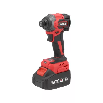   YATO Șurubelniță impact cu acumulator 18V 1/4" 230 Nm fără perii (1 x 4,0 Ah + încărcător) (YT-82798)