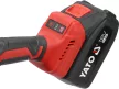 YATO Fierăstrău circular pe acumulator 18V 140 mm, motor fără perii + 2 acumulatori 4,0Ah (YT-8281185)