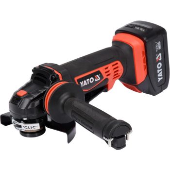   YATO Polizor unghiular 18 V 125 mm (2 x 3,0 Ah acumulator + încărcător) (YT-82828)