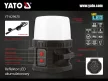 YATO Proiector LED cu acumulator 18V 10000 LM 360° (YT-829670)