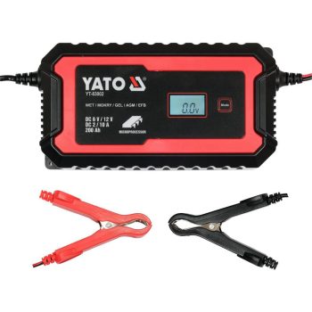   YATO Încărcător acumulator cu afișaj 6V/2A, 12V/10A (YT-83002)