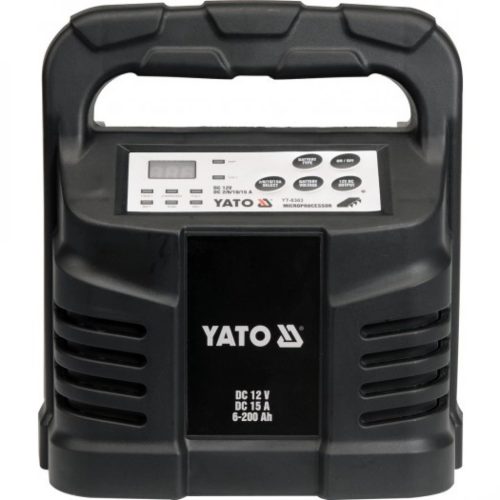 YATO Încărcător acumulator 6–12V 15A 5–200Ah (YT-8303)