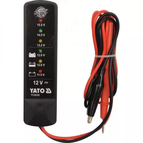 YATO Tester acumulator 12V CCA 150–1400Ah (YT-83101)