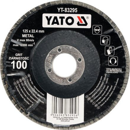 YATO Disc lamelar înclinat 125 x 22,2 mm P36 (YT-83291)