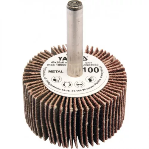 YATO Polizor lamelar tip ciupercă P120 40x20x6 mm (YT-83355)