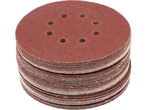 YATO Disc fibros velcro 150 mm / P40, 8 găuri, 50 buc (YT-834591)