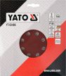 YATO Disc fibră cu prindere tip arici 180 mm P180 (3 buc/set) (YT-83466)