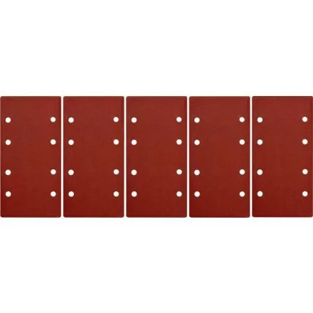YATO Hârtie abrazivă velcro pentru șlefuitor orbital 90 x 187 mm P80 (5 buc/set) (YT-83802)