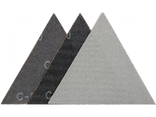YATO Plasă abrazivă delta velcro 280 mm / P80, 3 buc (YT-846113)