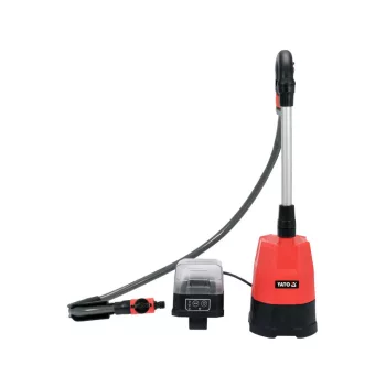   YATO Pompă de apă pluvială cu acumulator 18 V cu furtun de refulare (fără acumulator și încărcător) (YT-85281)