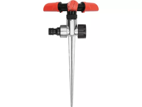 YATO Aspersor rotativ metalic cu 3 brațe, 12 m (YT-8987)