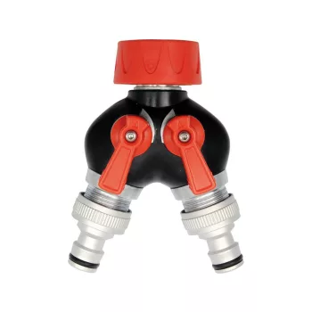   YATO Racord Y cu 2 ieșiri filet exterior + supape 3/4" 19 mm (YT-9941)